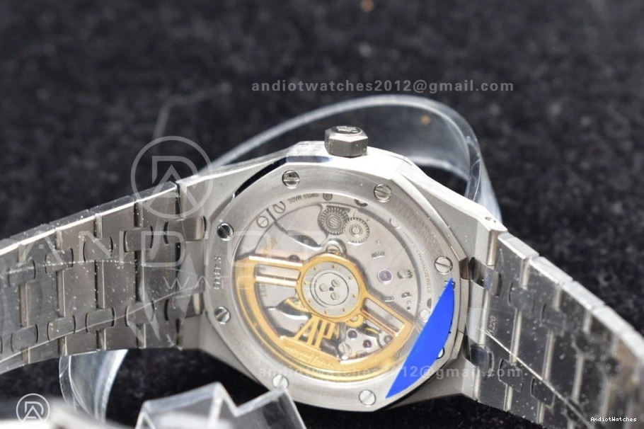 on Bracelet SS White Dial Edition Super Best Textured 1:1 15500 Oak APSF A4302 Clone 449 SS 41mm Affordable Royal 0806